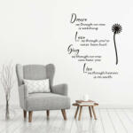  Sticker perete Dance Love Sing Live