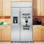  Sticker perete Keep Calm and Drink Wine