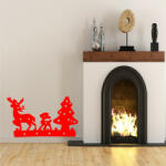  Sticker decorativ Familie de Reni