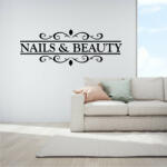  Sticker perete Nails and Beauty