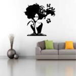  Sticker perete silueta Femeie 3