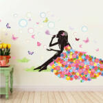  Sticker perete Flower Lady
