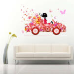  Sticker perete Flower Car