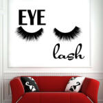  Sticker perete Salon Eyelashes 6