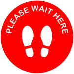  Sticker Indicator Please wait here