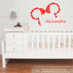  Sticker perete personalizat My Name Girl 9