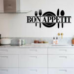  Sticker perete bucatarie Bon Appetit