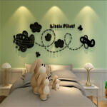 Sticker acrilic 3D Pilot 59x180 cm Black
