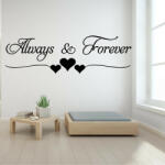  Sticker perete Always and Forever
