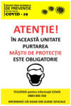  Sticker Indicator Masca de protectie este obligatorie