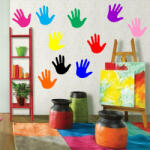  Sticker perete Manute Colorate