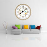  Sticker decorativ ceas pasari colorate