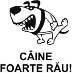  Sticker Indicator Caine Foarte Rau