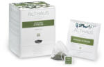 Althaus Pyra Pack Sencha Supreme: Ceai Verde, 15 plicuri in cutie, 2, 75g ceai in plic din matase