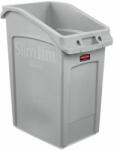 Rubbermaid Slim Jim Under Counter műanyag szemetesek szelektált hulladékgyűjtésre, 87 literes térfogat, szürke