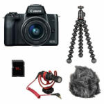 Canon EOS M50 Mark II Vlogger Kit (4728C048) Digitális fényképezőgép
