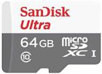 SanDisk microSDXC 64GB C10/UHS-I SDSQUNR-064G-GN3MA/186524