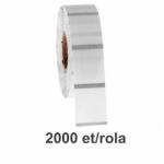 ZINTA Пластмасови PE етикетни ролки ZINTA, 50x20 мм, 2000 ет. / ролка, прозрачни (50X20X2000-PET-BM)