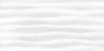  Csempe, KAI Group, Celine White 4695, hullámos, fényes, fehér, 30x60 cm