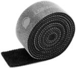 UGREEN Organizator Ugreen velcro 15 mm x 1 m negru (6957303871100)