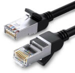 UGREEN Cablu de retea UGREEN cu mufe metalice, Ethernet RJ45, Cat. 6, UTP, 5m (negru) (6957303851874)