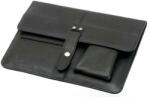 DAVIDTS Husa tableta Davidts Leyden, piele naturala, neagra, 26x19x2 cm (A450002-01A) Geanta, rucsac laptop