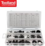 ToolLand Комплект гумени О-пръстени, 225 броя / Toolland HAS02 / (TLN HAS02)