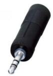  Audió átalakító, 3, 5 mm sztereó dugó-2 x 6, 3 mm sztereó alj (AC 6X) (AC 6X)