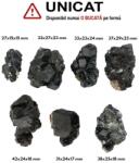  Granat Negru Natural Brut - 27-38 x 15-27 x 15-25 mm - ( XXL ) - Unicat