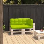 vidaXL Perne de paleți, 3 buc, verde aprins, material textil (314569)
