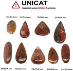  Cabochon din Agata de Maroc de Forma Picatura - Ovala - 17-25 x 10-19 x 3-5 mm - 1 Buc