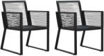 vidaXL Pvc rattan kerti szék (48572)