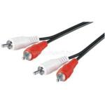 M-CAB Rca Connect Cable L/r 0.5m Bk 2x M/m Audio (7200186) (7200186)