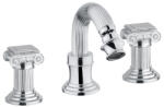 Bugnatese 8425KDO Bugnatese Olympia 3 üléses bidet csaptelep leeresztővel swarovski fogantyúval arany színben