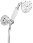 Bugnatese 19720NS WELLNESS Zuhanyszett fali csatlakozással, 19151 zuhanyfejjel szálcsiszolt nikkel színben