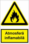  Sticker indicator Atmosfera inflamabila