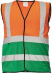 CERVA Vestă reflectorizantă LYNX DUO - Oranj / verde | 3XL (0303011593006)