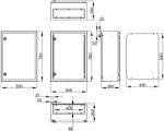 Schrack Cofret metal o usa IP65 700x500x260 mm (WST7050260)