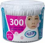  Agiva памучни клечки с хартиен стик, 300 броя
