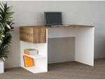 Furny Home Alphonzo fehér-dió íróasztal 121 x 74 x 60 cm (756FRN3806)