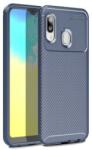 Lemontti Husa Lemontti Husa Carbon Fiber Texture Shockproof Samsung Galaxy A20e Blue (SAS7160L) - vexio