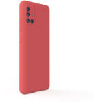 Lemontti Husa Lemontti Husa Silicon Soft Slim Samsung Galaxy A51 Santa Red (material mat si fin, captusit cu microfibra) (LEMSSA51SRD) - vexio