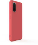 Lemontti Husa Lemontti Husa Silicon Soft Slim Samsung Galaxy S20 Santa Red (material mat si fin, captusit cu microfibra) (LEMSSS20SRD) - vexio