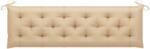 vidaXL Pernă bancă de grădină, bej, 180x50x7 cm, material oxford (314971)