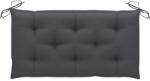 vidaXL Pernă de bancă de grădină antracit 100x50x7 cm textil oxford (314932)