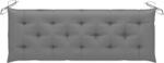 vidaXL Pernă bancă de grădină, gri, 150x50x7 cm, material oxford (314957)