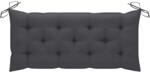vidaXL Pernă bancă de grădină, antracit, 120x50x7 cm, material oxford (314944)