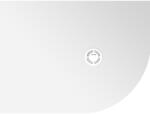 SAPHO POLYSAN FLEXIA öntöttmárvány íves zuhanytálca, méretre vágható, balos, 100x80x3cm, R550 (91241) (91241) - szaniteresklimacenter