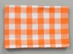 Dobrý Textil Pamut kendő KARIN - Narancssárga / fehér (BON-P234591)