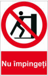  Sticker indicator Nu impingeti